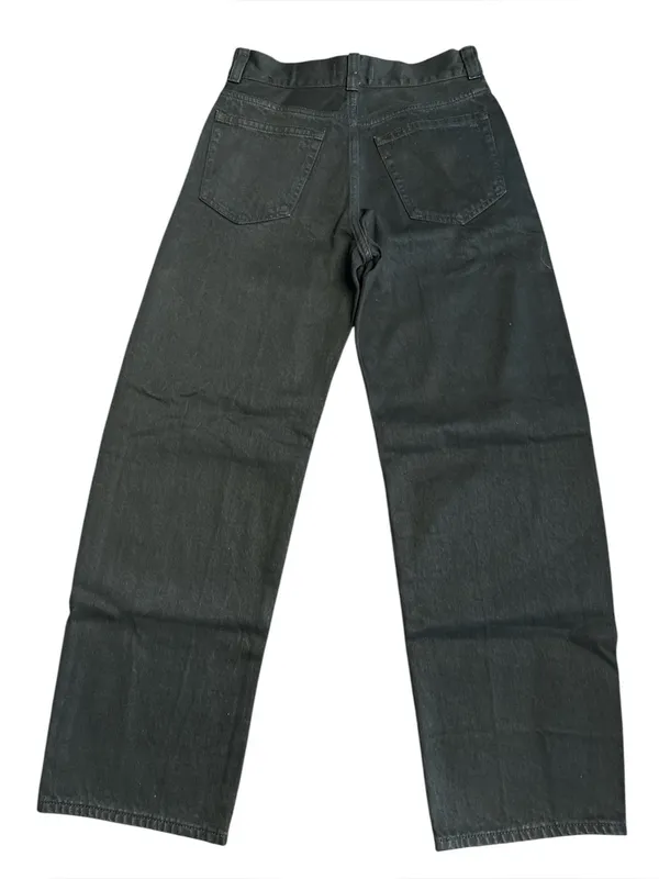 Madewell women’s The Balloon Jean rigid denim barrel leg black Size 26 NWT - Image 6
