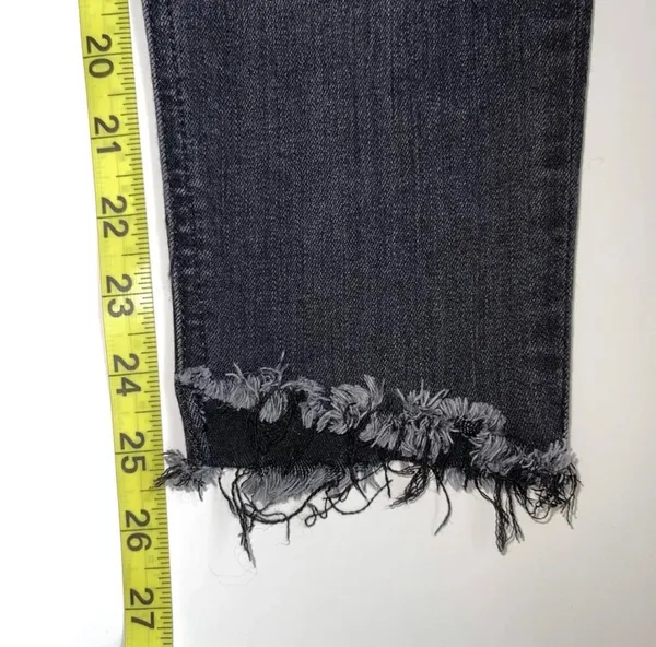 Express Perfect Denim Charcoal Black High Rise Ankle Skinny - Image 12