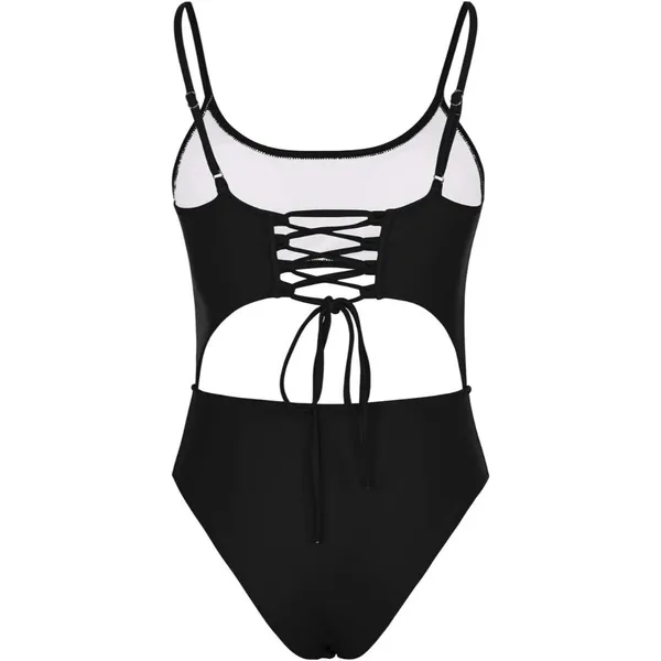Meyeeka Women's SMALL Black Swimsuit Cut Out High Cut Monokini One-piece NEW - Image 6