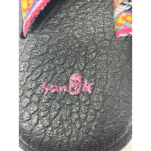 Sanuk Yoga Sling 2 Geometric Knit Sandal Women 9 Multicolor Boho Hippie Tribal - Image 8