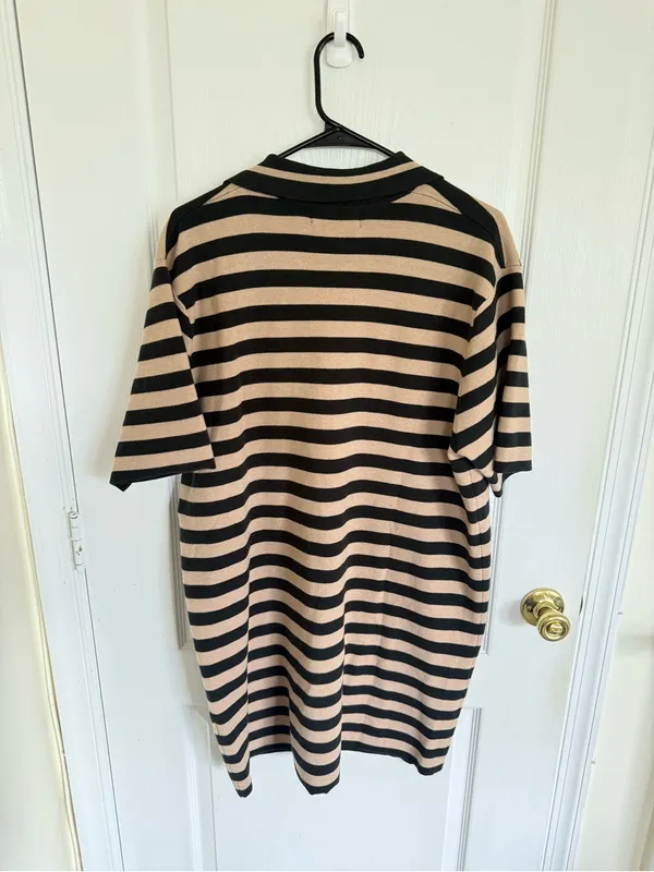 Tuckernuck Pomander Place Rugby Stripe Sweater Collared Dress - Image 5