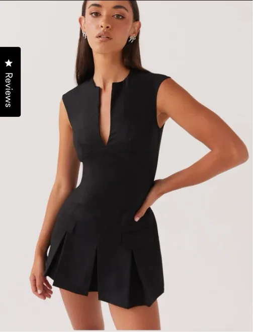 Peppermayo Exclusive- Cassia Mini Dress - Black - Image 2