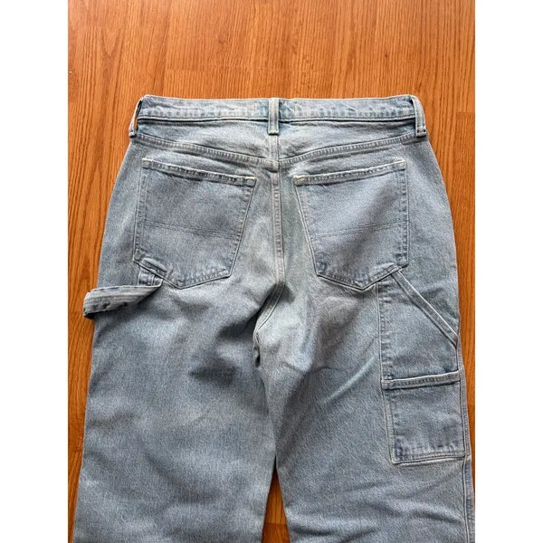 Abercrombie & Fitch 90s Relaxed Carpenter Jean High Rise Size 12 - Image 8