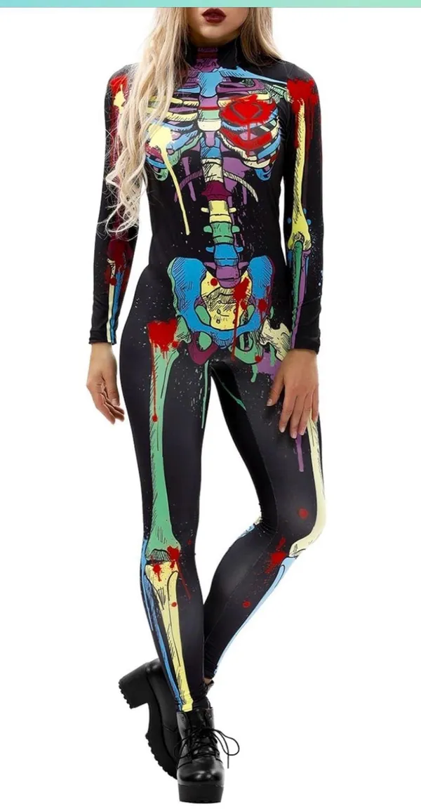 Skelton body suit Multiple Size L - Image 4