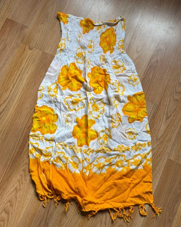 Orange Hawaiian Skirt - Image 4