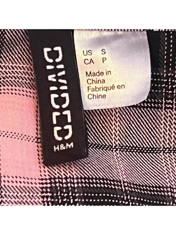 vintage y2k pink black plaid coquette fairy mini dress size small 🎀 - Image 7