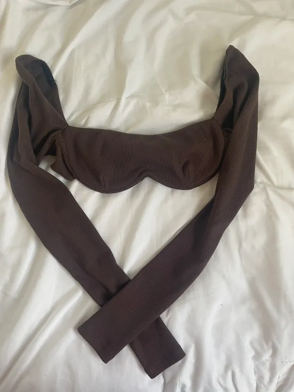 Princess Polly Becca Long Sleeve Crop Top - Image 2