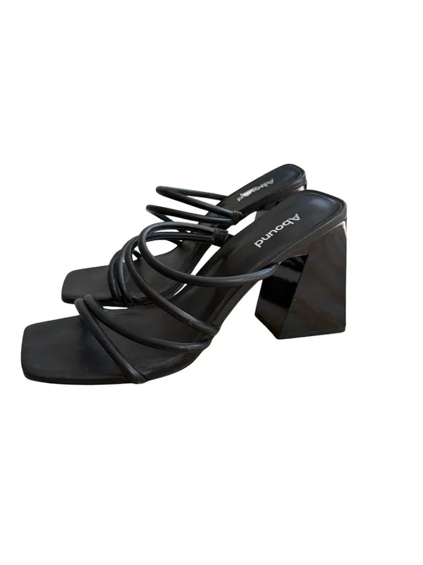 ABOUND Black Block Heels Sandals Size US 9.5 - Image 7