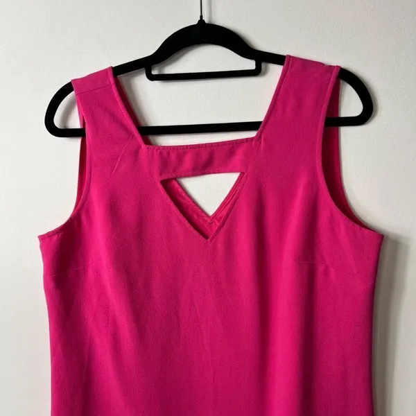 Banana republic pink dress women’s size 12‎ - Image 3