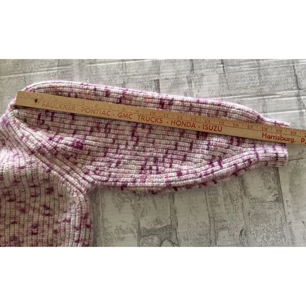 LoveShackFancy Avignon Crop Berry Medley Barbie Coquette Puff Sleeve Cardigan M - Image 11