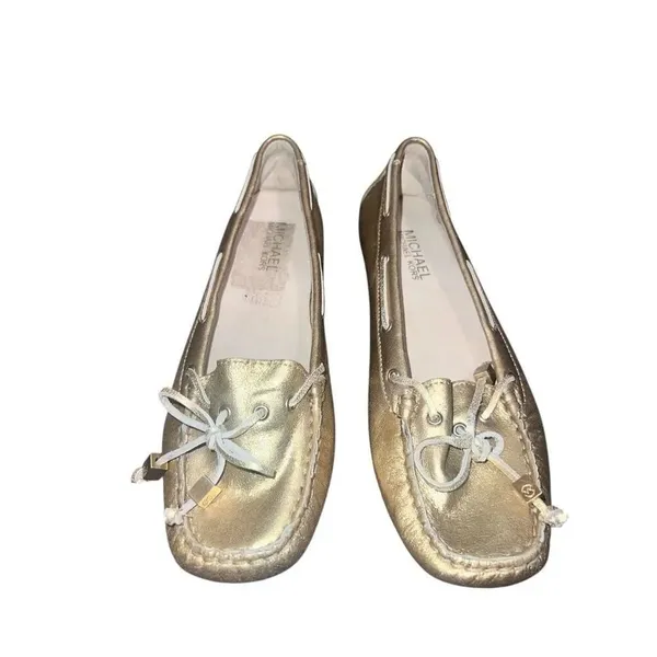 ✨Michael Kors Daisy Metallic Bronze Moccasins Sz 6.5 Loafers✨ - Image 2