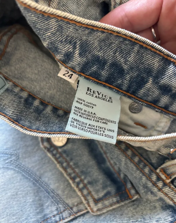 Revice Denim Light Wash Heart TLC LUVR Jeans - Image 10