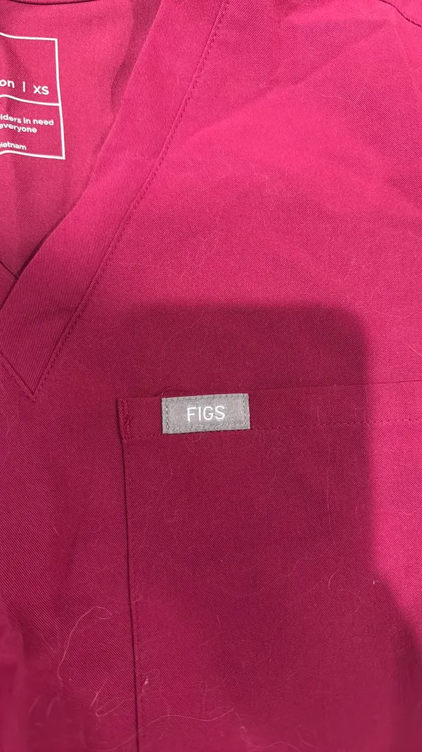 Figs Magenta Scrub Set - Image 2