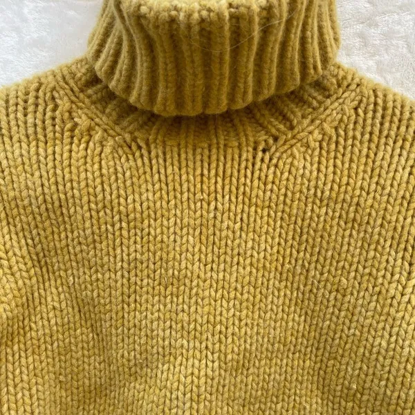 J. Crew Lambswool Blend Turtleneck‎ Sweater - Image 3