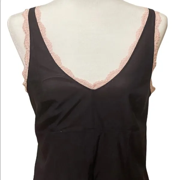 Express Sleeveless BabyDoll Top with lace size Large - Image 4