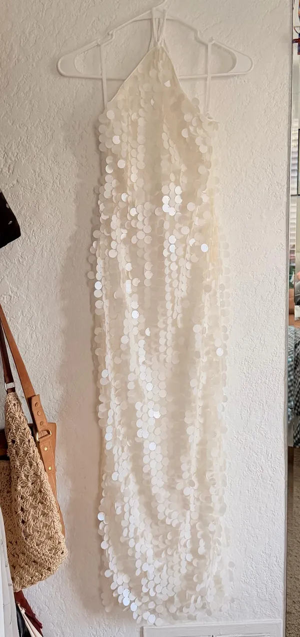 Lulus Sequin Maxi Dress - Image 2