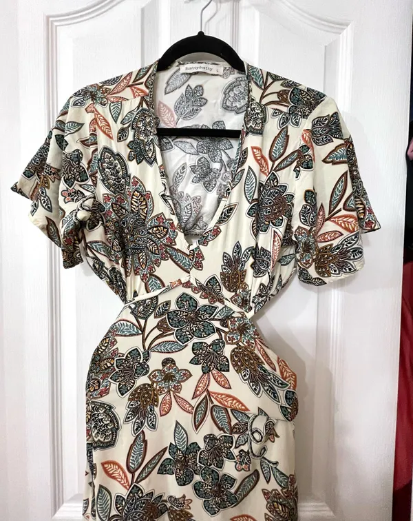 RusttyDustty Floral Print Midi Dress - Image 4