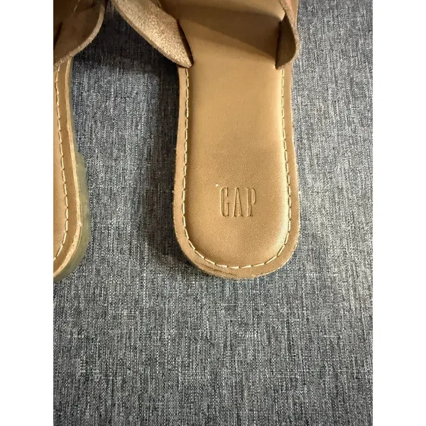 GAP Double Strap Slides Color Cognac Women's Sz 7 - Image 3