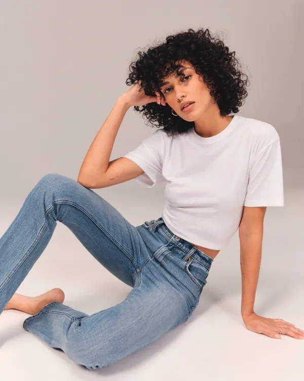 90s Slim Straight Jeans - Image 2