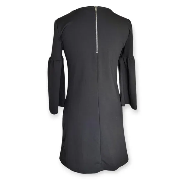 Gap Dress Black XS Shift Winter Fall Wedding Bell 3/4 Sleeve Fall Winter Office - Image 3