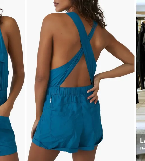 Noiseless Back On Trek Romper NWT - Image 8
