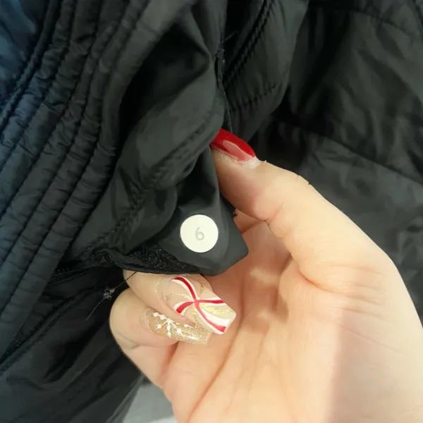 Lululemon puffer reversible black heather gray bomb bomber primaloft jacket - Image 7