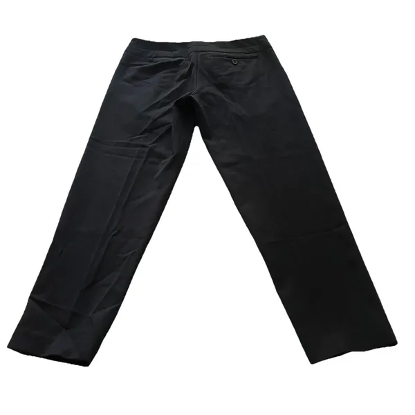Vince Trousers Pleated Pants Womens Black Wool Blend Paperbag Work Casual Size 2 - Image 3