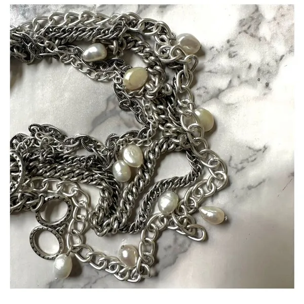 Stella and Dot Avery multi strand pearl necklace - Image 6