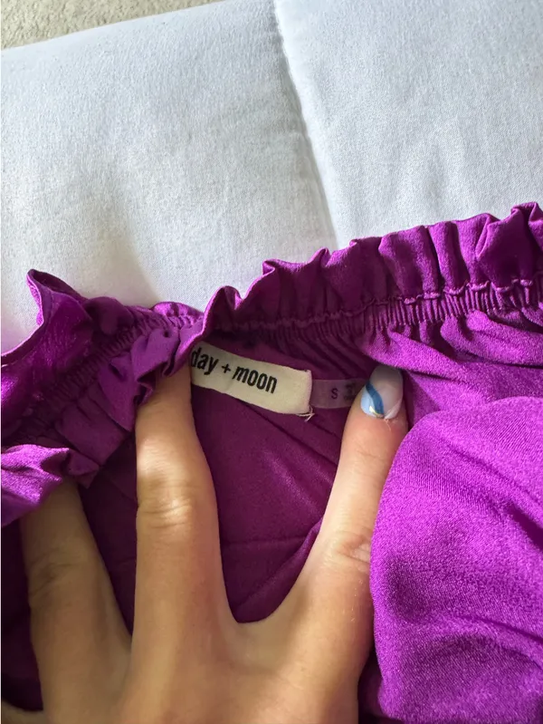 Day + Moon mini dress Purple - Image 2