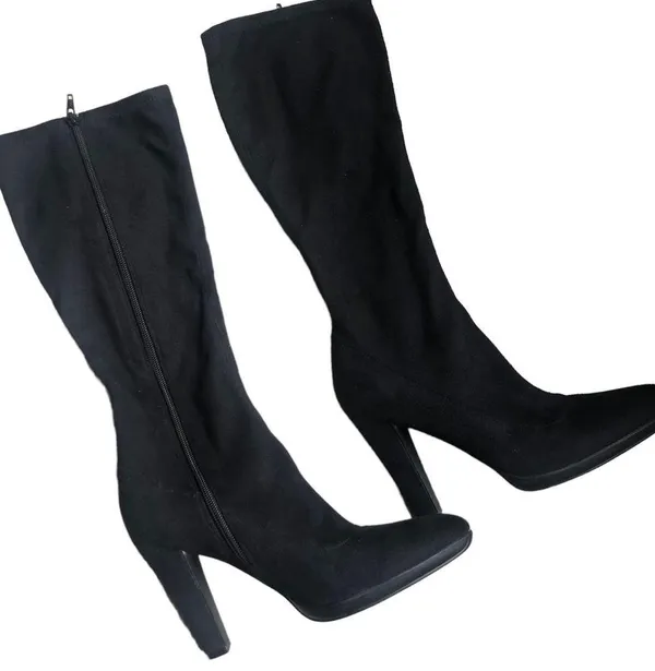 Tall Microfiber Boots by Nina - Image 3