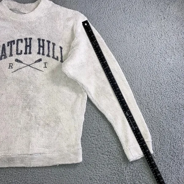Austins Inc‎ Watch Hill RI Terry Cloth Sweatshirt Women Small Oversized Graphic - Image 12