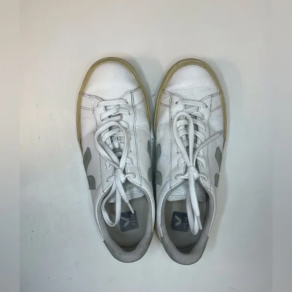 Veja Women’s‎ Esplar Leather White Clay Sneakers Size 10 - Image 3