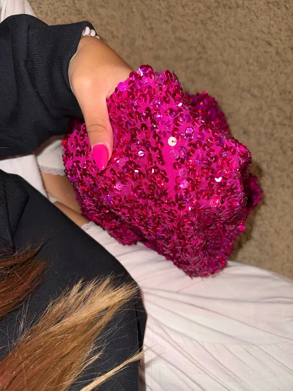 Sherri Hill Pink Sequin Dress - Image 6