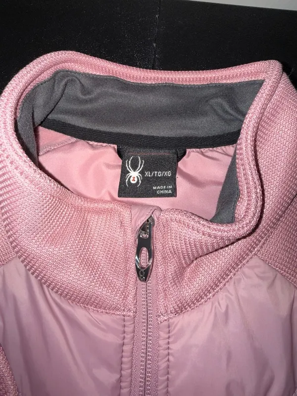 Spyder Women's Nova Full Zip Hybrid Jacket Misty Rose XL - Image 2