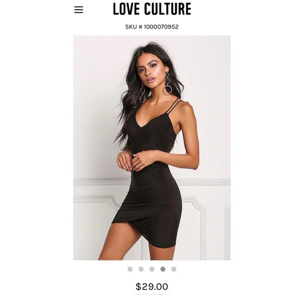 Double Strap Surplice Bodycon Dress - Image 5