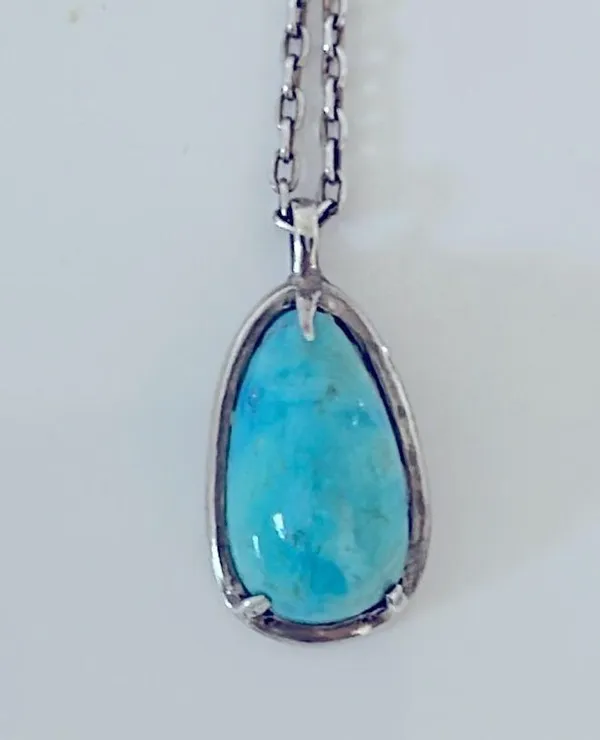 Silver Turquoise Pendant - Image 5