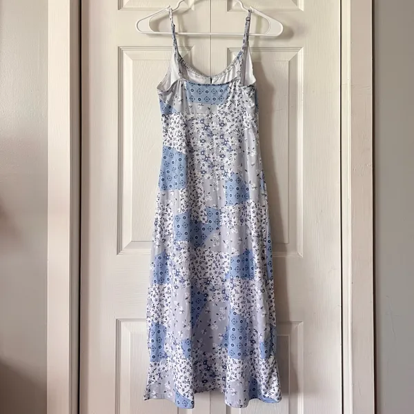 Hollister Floral Patchwork Midi Dress - Image 4