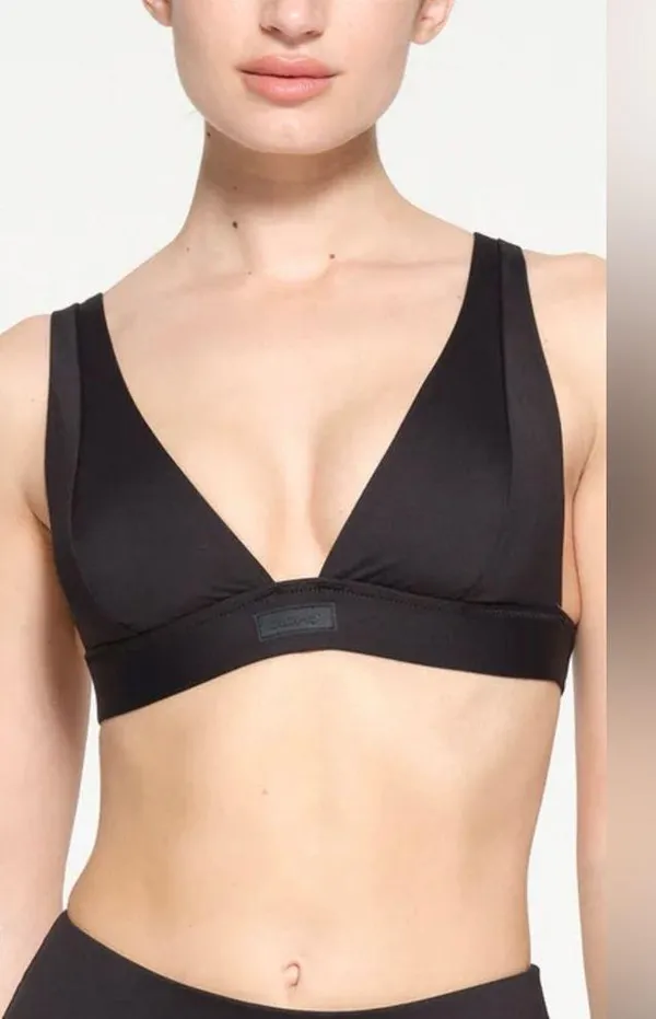 NWT Skims Bikini 2pc Set Swimwear Onyx Black Size S - Image 2