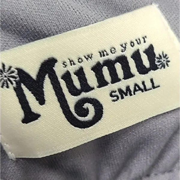 Show Me Your Mumu Caitlin Formal Maxi Soft Charcoal Bridesmaid‎ Dress Size Small - Image 6