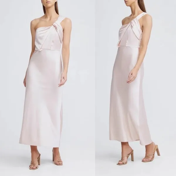 SIGNIFICANT OTHER Macy One-Shoulder‎ Midi Dress Size US 6 - Image 2