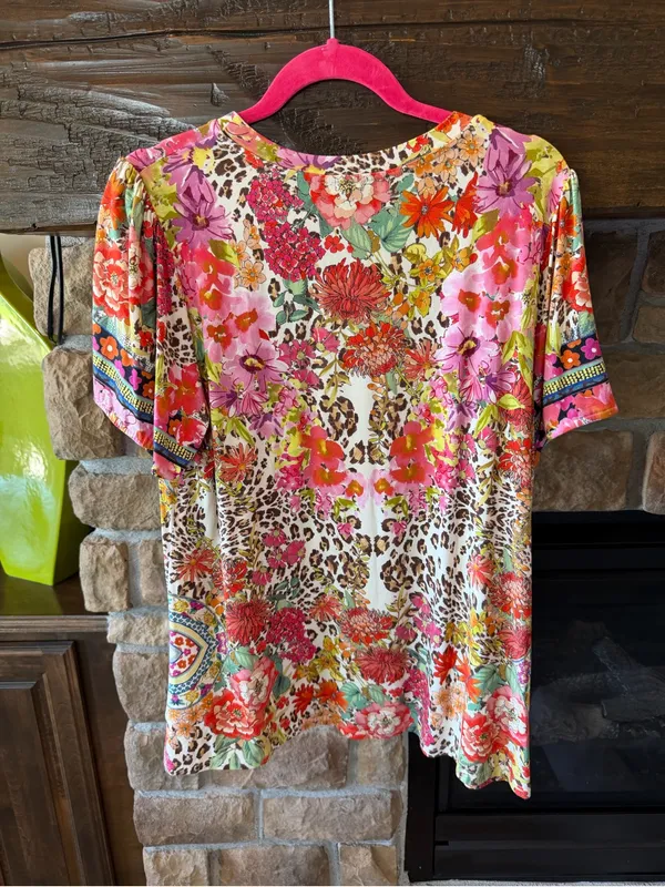 Johnny Was Wild Garden Puff Sleeve Top - Image 4