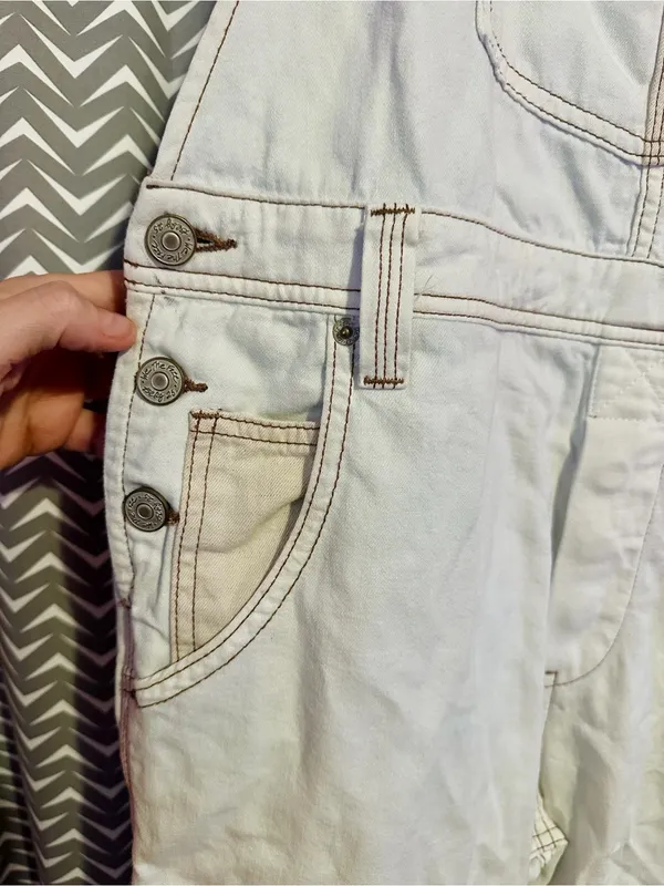 We The Free | Slouchy Carpenter Overalls, Small - Image 3