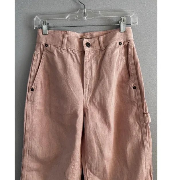 Madewell x MN Dye Studio Perfect Vintage Wide-Leg Carpenter Jean Size 26 /25 - Image 6