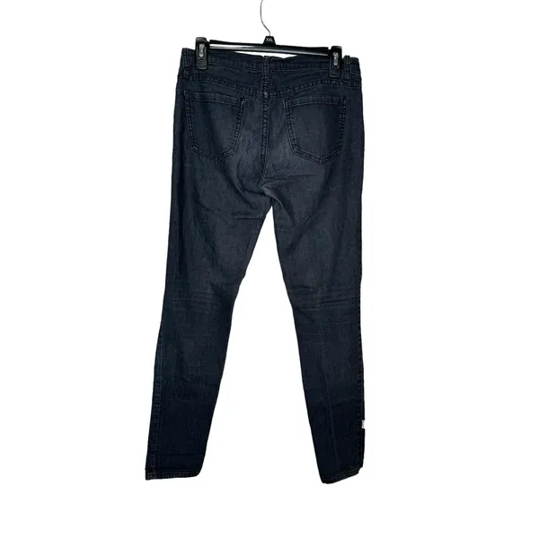 Forever 21 Womens‎ Jeans Denim Low-Rise Skinny Stretch Faded Black Size 27 - Image 10