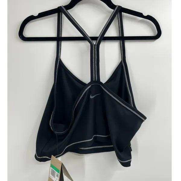 Nike Black Training Sports Bra XL Strappy Activewear Top Workout NEW Womens - Image 4