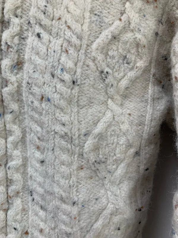 Aran crafts wool sweater Unisex Small - Image 3