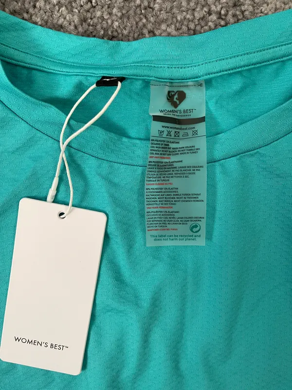 Womens Best Teal Power Tank Top - Image 3