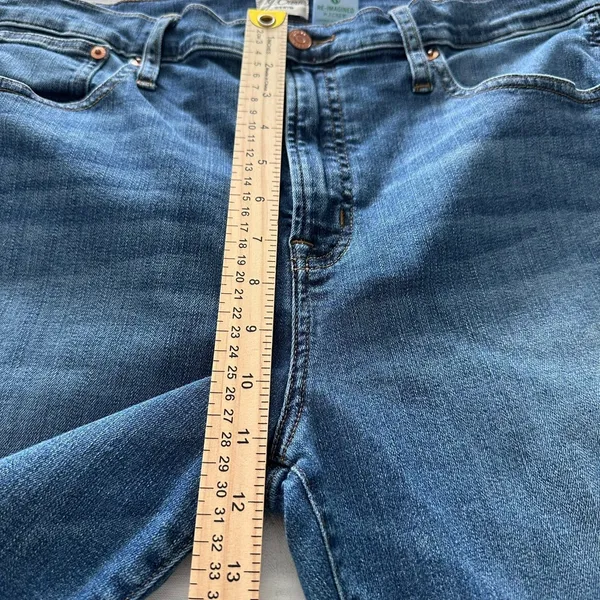 J. Crew Size( 32) Women's Jean Vintage Straight High Rise‎ Medium Wash - Image 6
