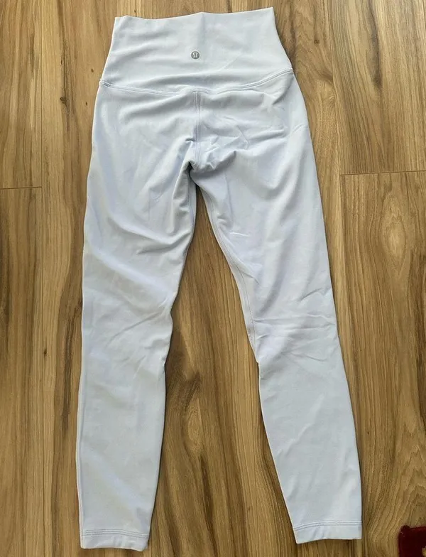Lululemon Align High Rise Leggings 25” Size 4 Pastel Blue - Image 2