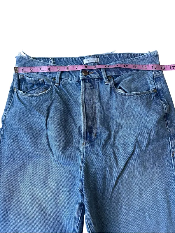 Good American Good Boy High-Rise Distressed Boyfriend Jeans - Image 4